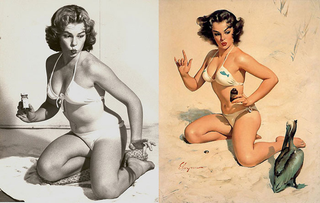 Illustration for article titled Even Classic Pin-Ups Were Retouched
